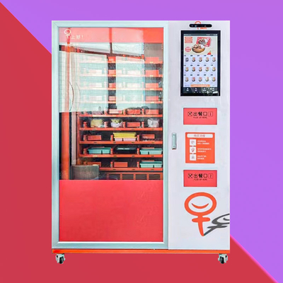 جعبه ناهار سفارشی OEM/ODM دستگاه فروش غذای داغ با سیستم آسانسور